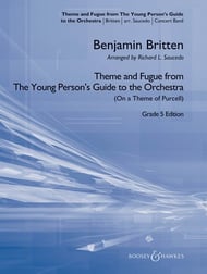 cover Theme and Fugue from The Young Person's Guide to the Orchestra Concert Band sheet music cover